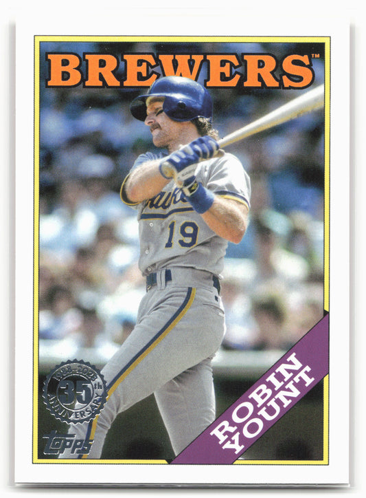 2023 Topps #T88-78 Robin Yount 1988 Topps Baseball 35th Anniversary (Series One)