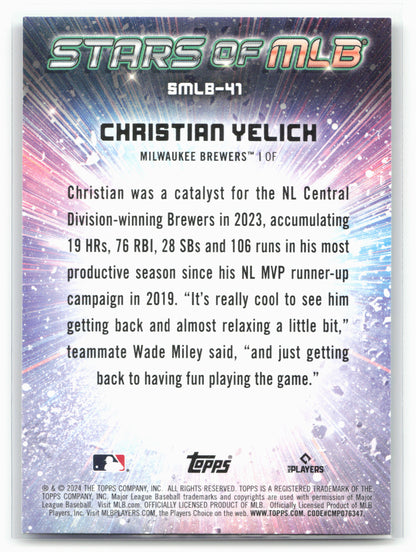 2024 Topps #SMLB-41 Christian Yelich Stars of MLB