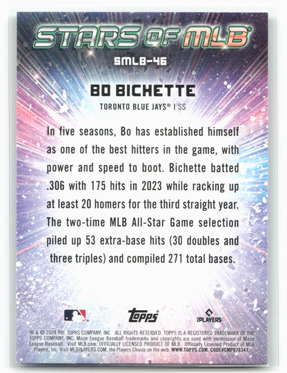 2024 Topps #SMLB-46 Bo Bichette Stars of MLB