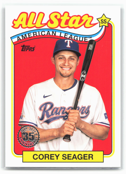 2024 Topps #89ASB-18 Corey Seager 1989 Topps Baseball 35th Anniversary All-Stars