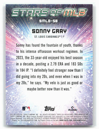 2024 Topps #SMLB-58 Sonny Gray Stars of MLB