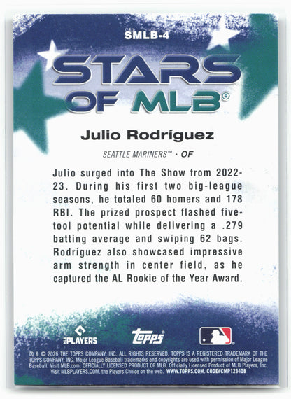 2026 Topps #SMLB-4 Julio Rodríguez Stars of MLB