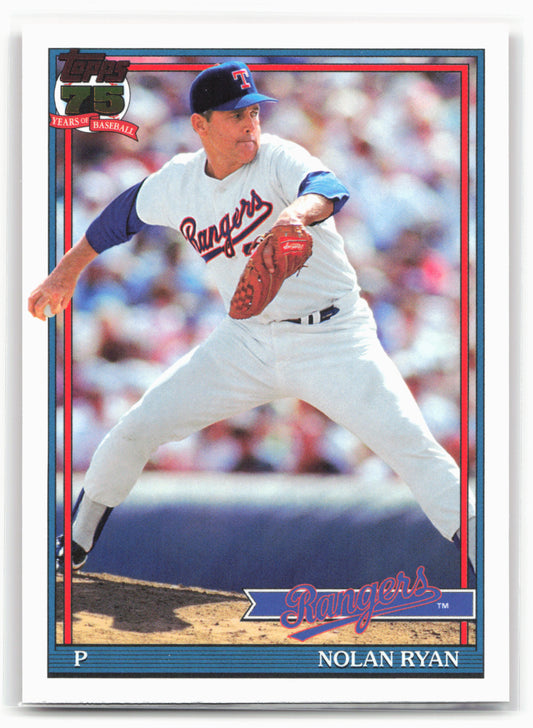 2026 Topps #T91-97 Nolan Ryan 1991 Topps Baseball 35th Anniversary (Series One)