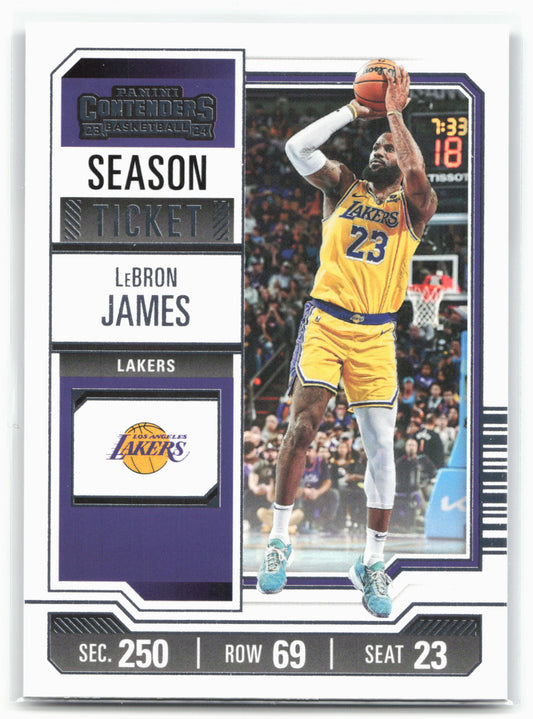 2023-24 Panini Contenders #46 LeBron James 28307