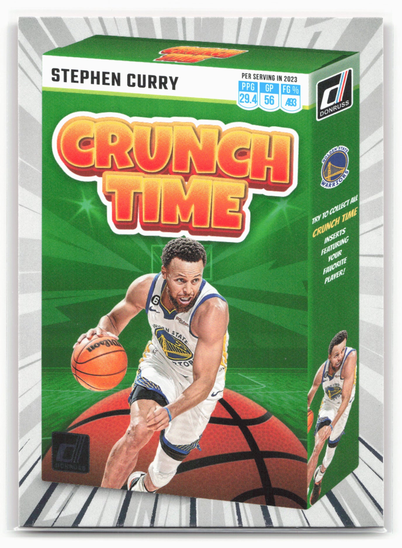 2023-24 Donruss #6 Stephen Curry Crunch Time 28311