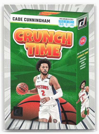 2023-24 Donruss #12 Cade Cunningham Crunch Time 28312