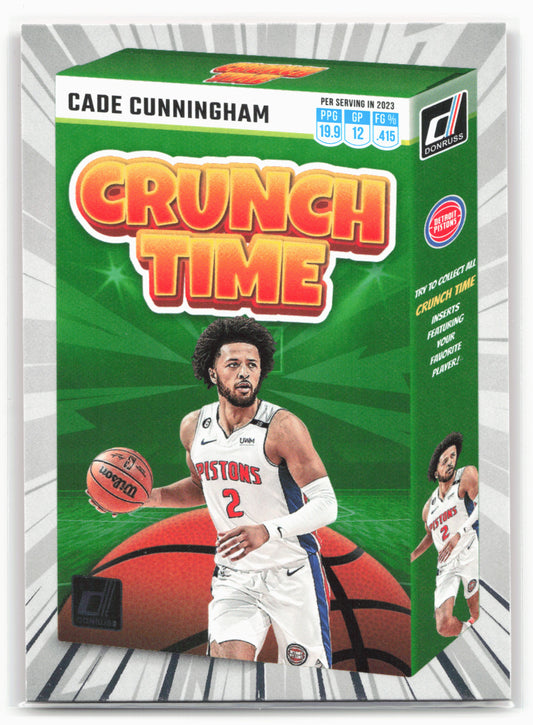 2023-24 Donruss #12 Cade Cunningham Crunch Time 28312