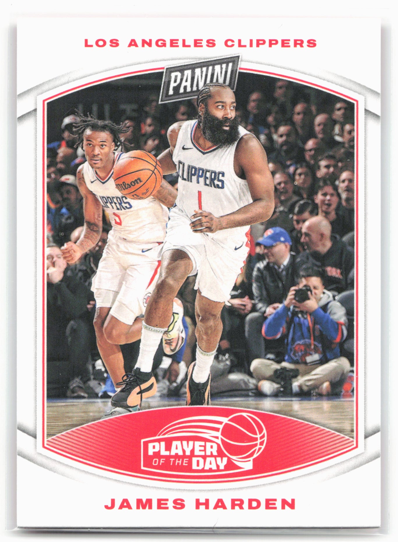 2023-24 Panini Player of the Day #37 James Harden