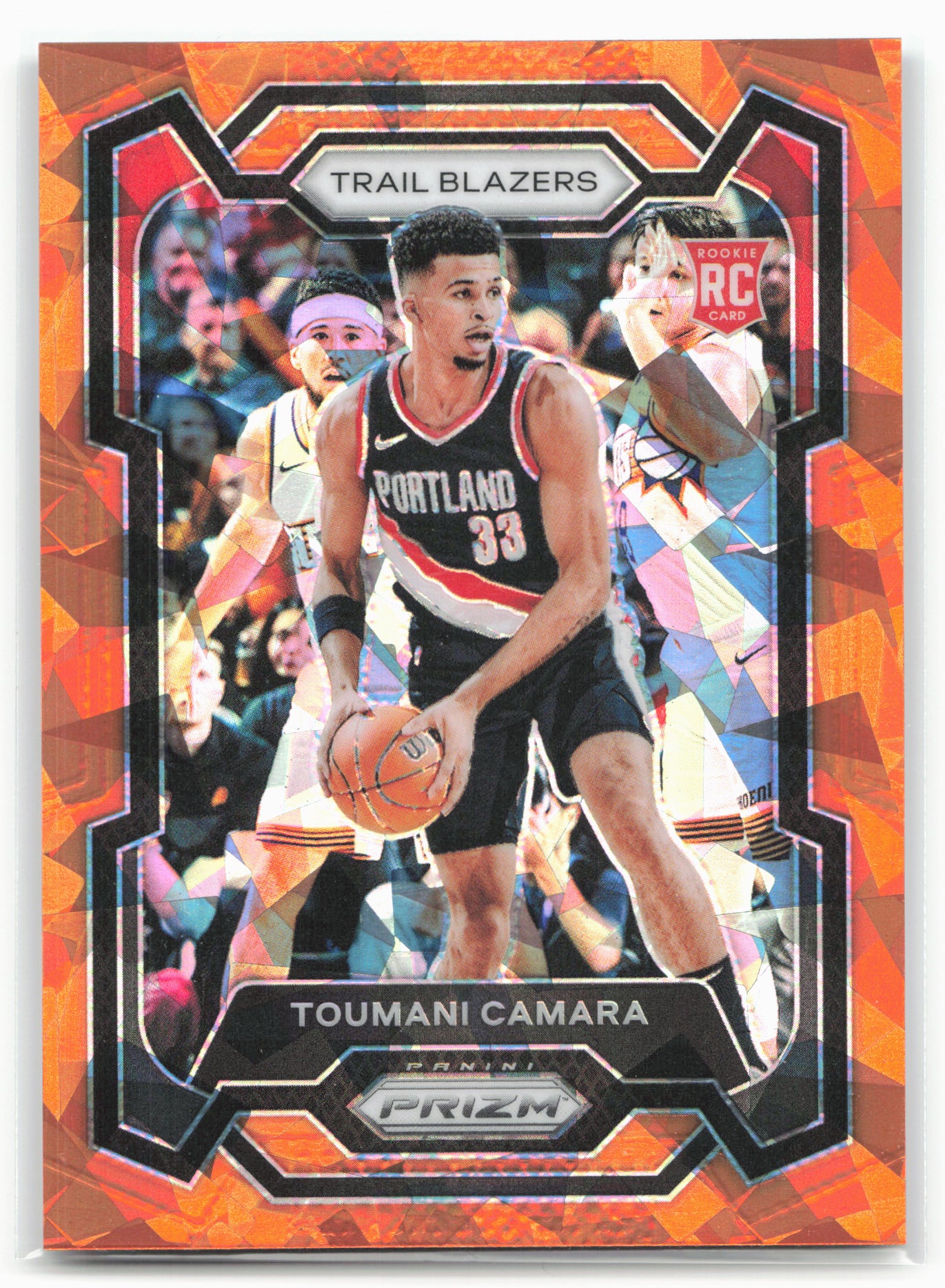 2023-24 Panini Prizm #164 Toumani Camara Prizms Orange Ice 28322