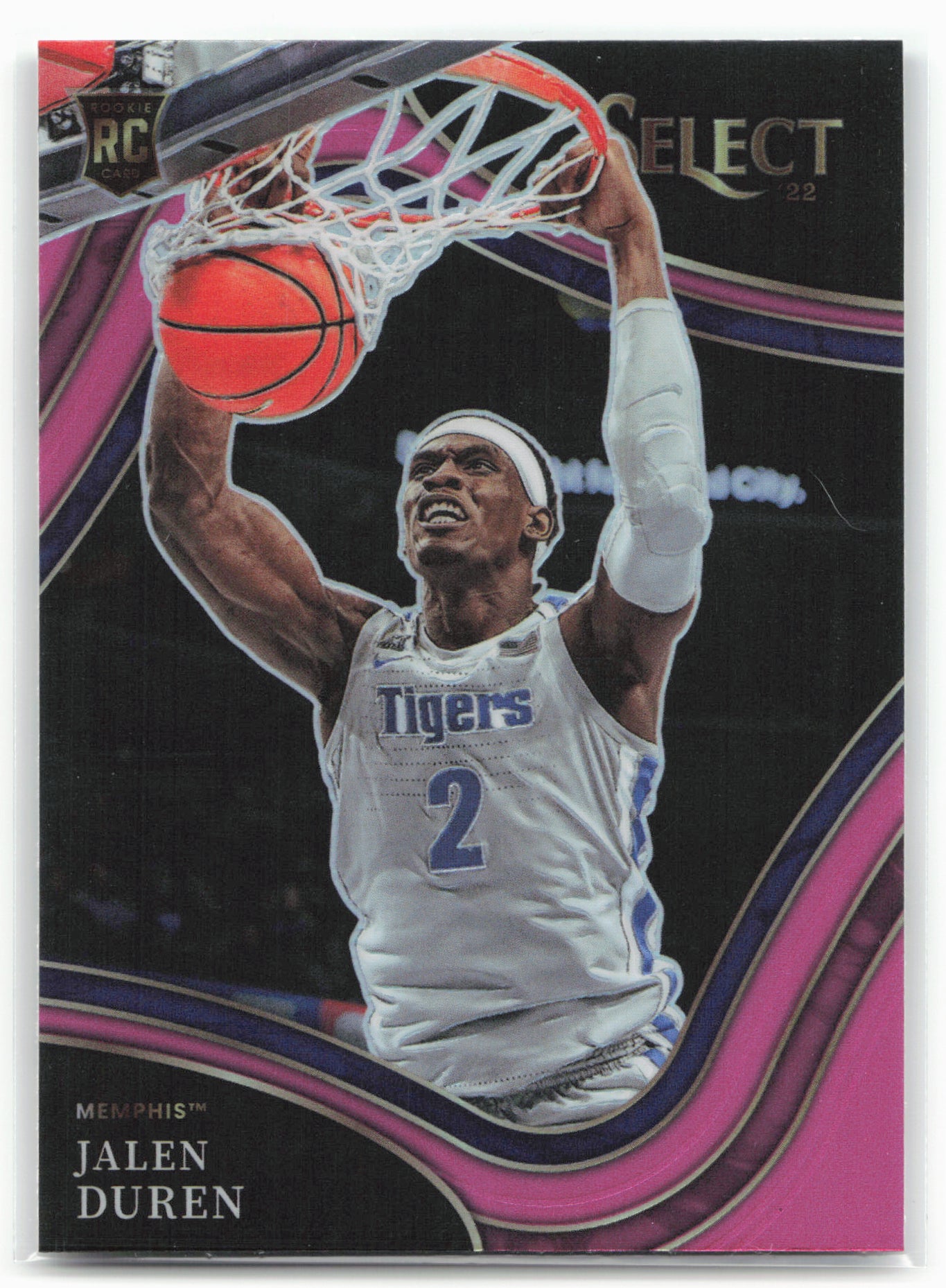 2022 Panini Chronicles Draft Picks #6 Jalen Duren Select Pink 28323