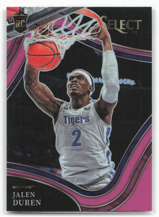 2022 Panini Chronicles Draft Picks #6 Jalen Duren Select Pink 28323