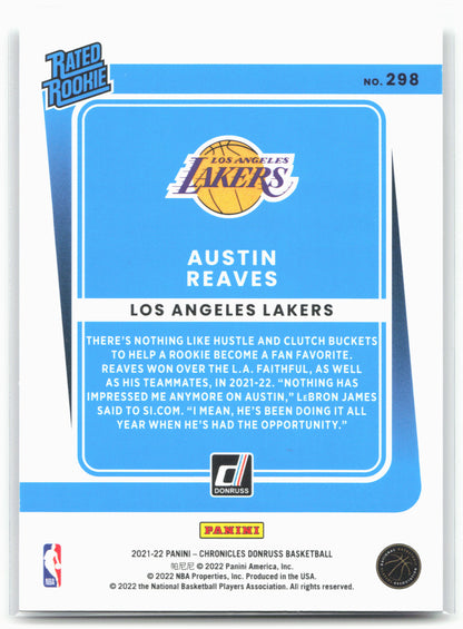 2021-22 Panini Chronicles #298 Austin Reaves