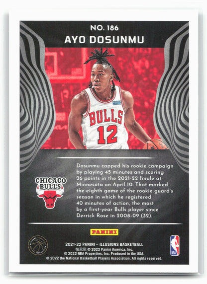 2021-22 Panini Illusions #186 Ayo Dosunmu