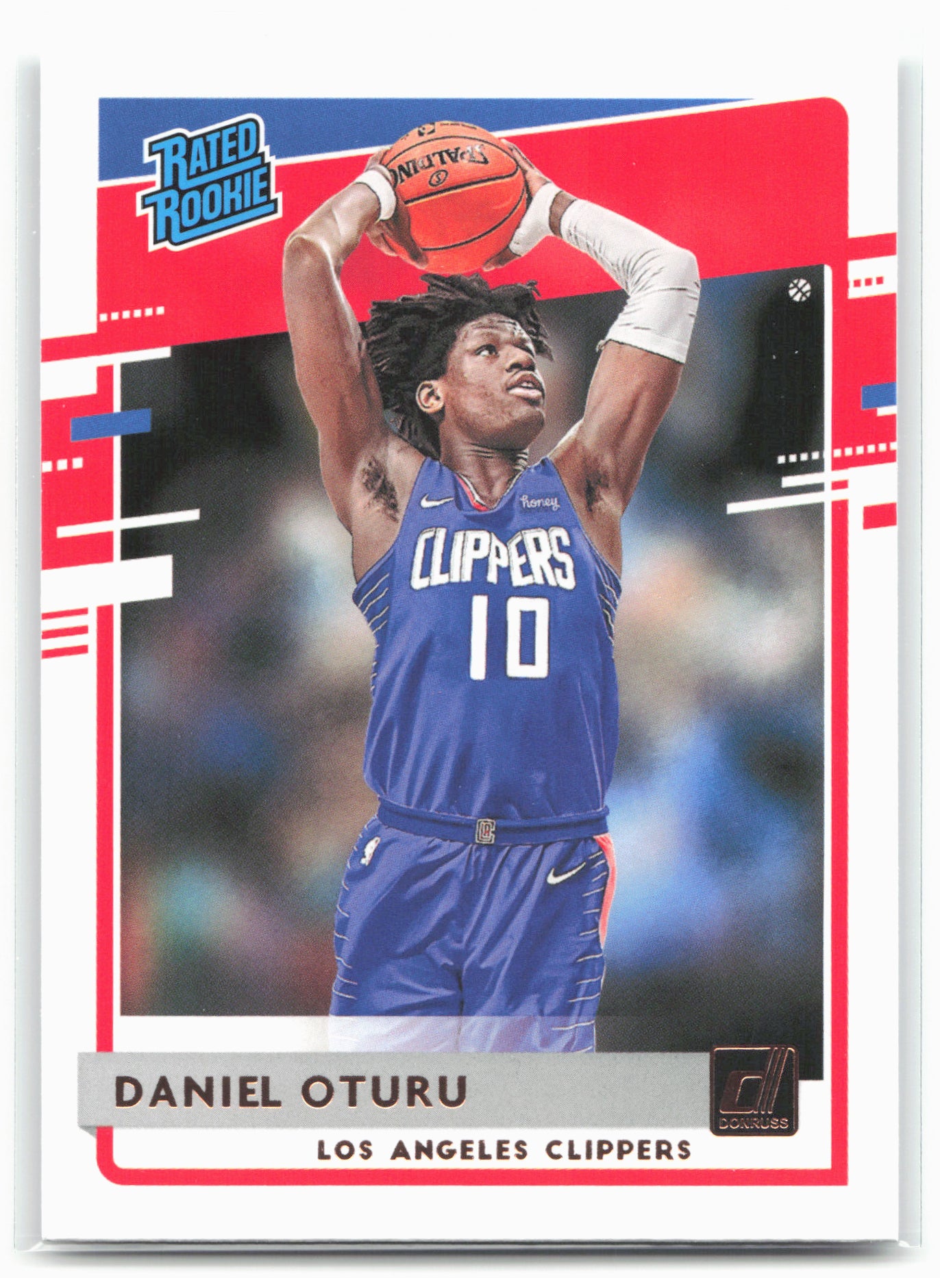 2020-21 Donruss #217 Daniel Oturu