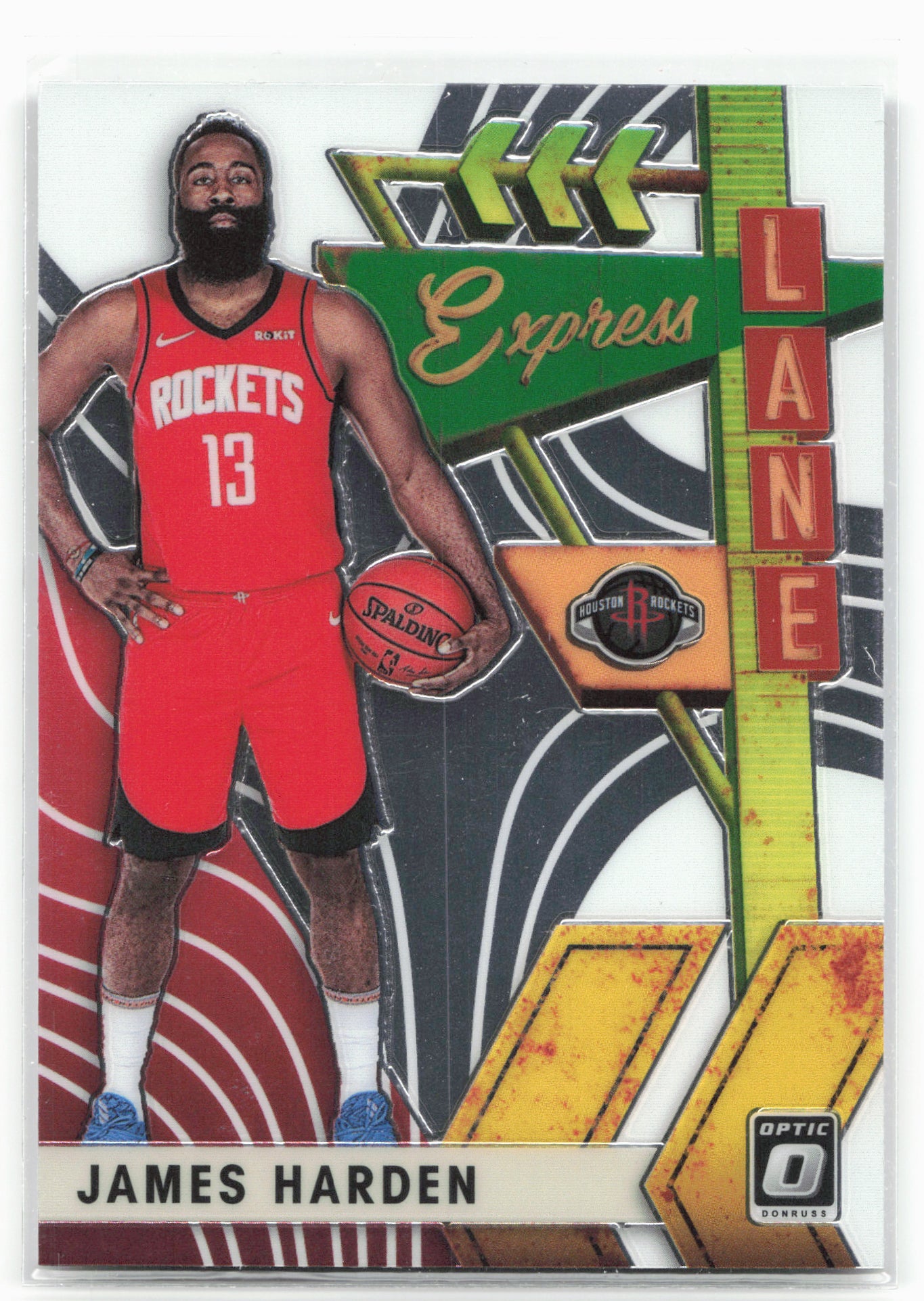 2019-20 Donruss Optic #1 James Harden Express Lane
