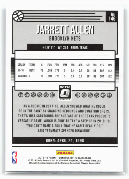 2018-19 Donruss Optic #146 Jarrett Allen