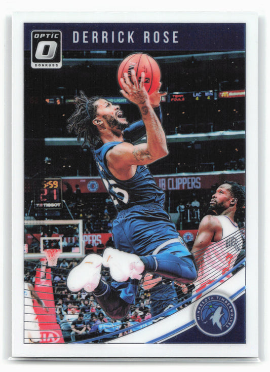 2018-19 Donruss Optic #125 Derrick Rose