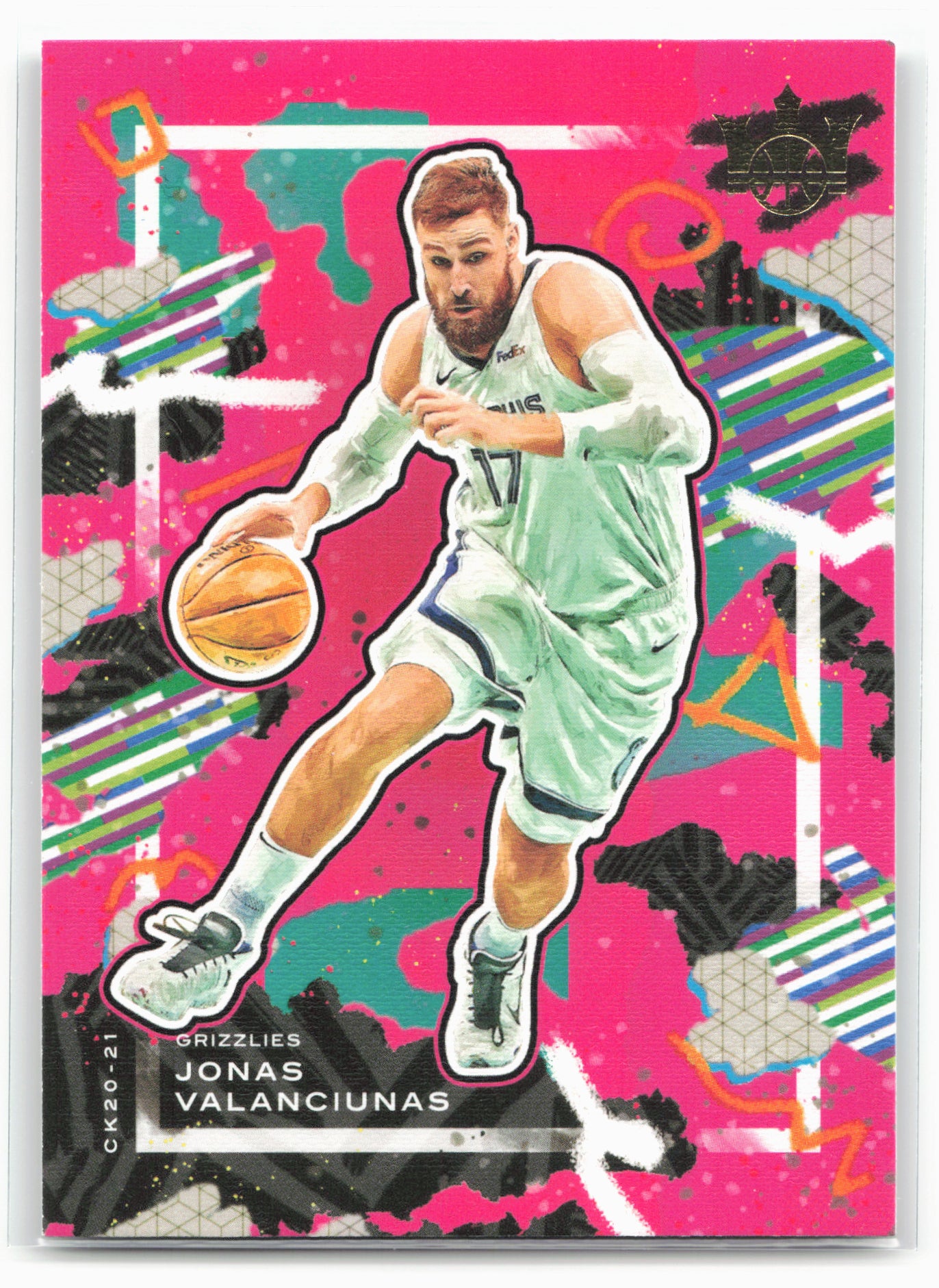 2020-21 Panini Court Kings #27 Jonas Valanciunas
