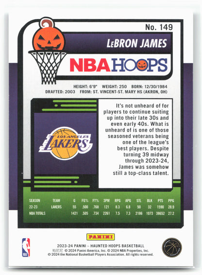 2023-24 Hoops Haunted Hoops #149 LeBron James 28369