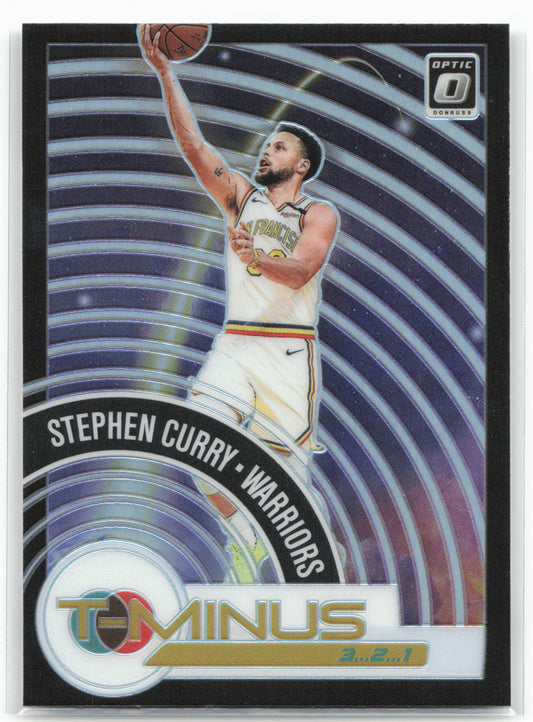 2020-21 Donruss Optic #1 Stephen Curry T-Minus 3...2...1 Holo