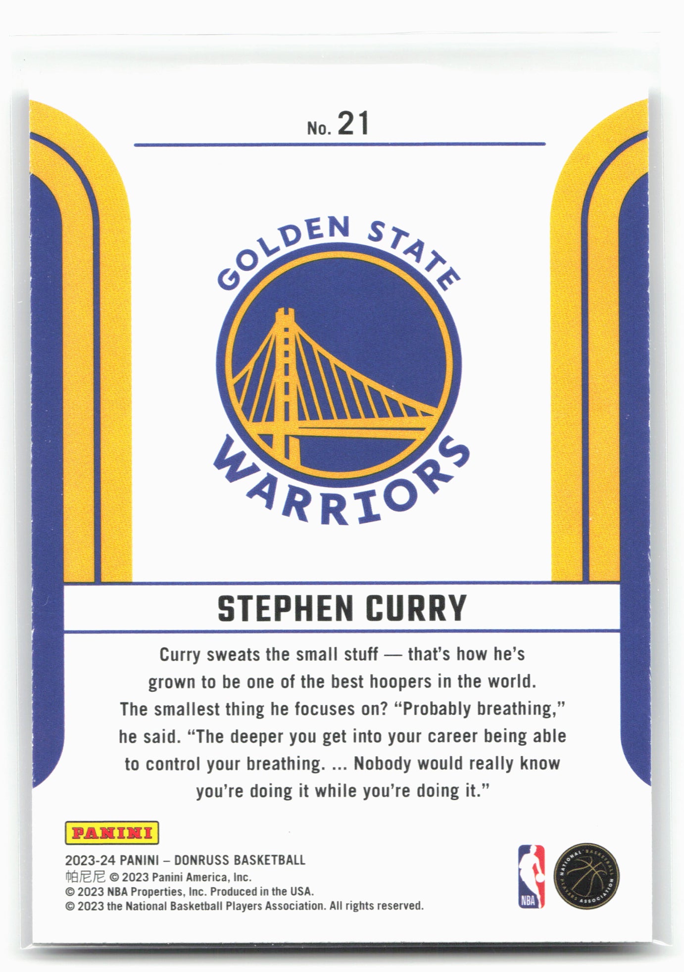 2023-24 Donruss #21 Stephen Curry Franchise Features 28399