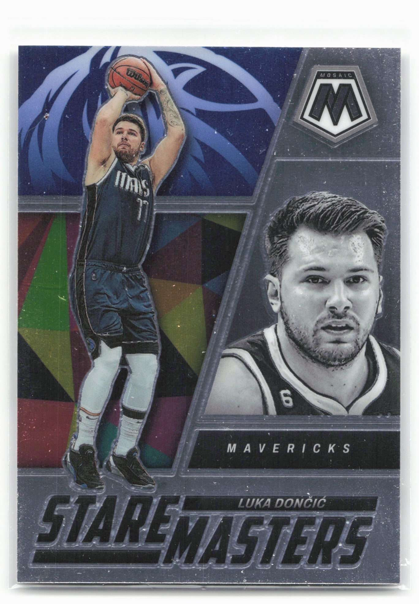 2022-23 Panini Mosaic #12 Luka Doncic Stare Masters 28400