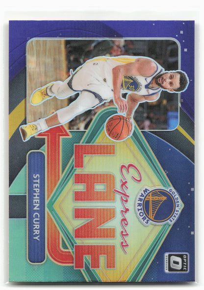 2020-21 Donruss Optic #3 Stephen Curry Express Lane Purple