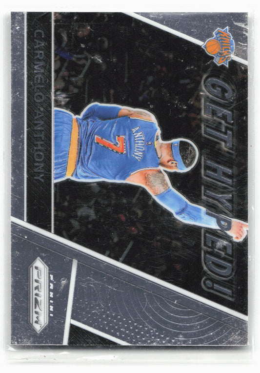 2017-18 Panini Prizm #GH-CA Carmelo Anthony Get Hyped!