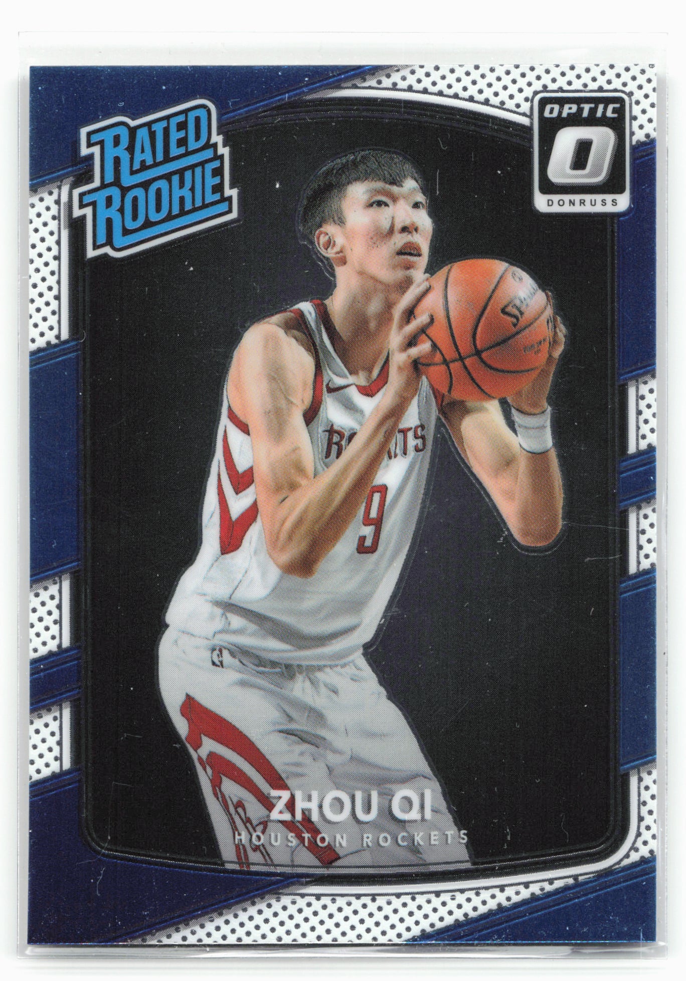 2017-18 Donruss Optic #151 Zhou Qi
