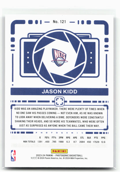 2023-24 Panini Photogenic #121 Jason Kidd