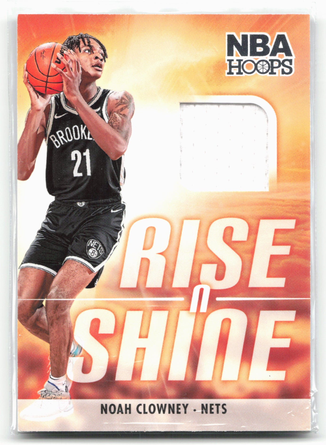 2023-24 Hoops Winter #RS-CLY Noah Clowney Rise N Shine Memorabilia