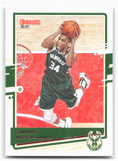 2020-21 Donruss #104 Giannis Antetokounmpo