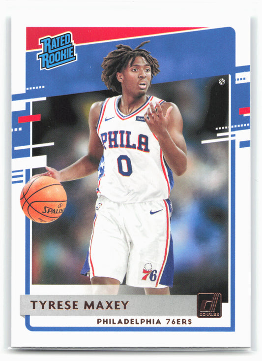 2020-21 Donruss #211 Tyrese Maxey