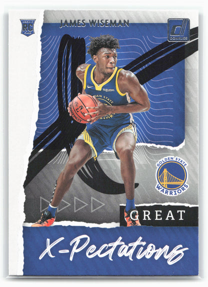 2020-21 Donruss #2 James Wiseman Great X-Pectations