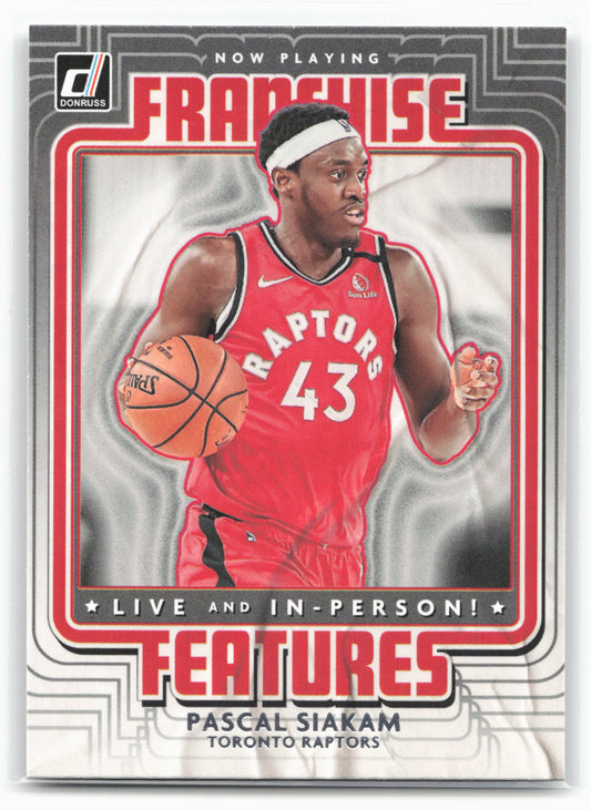 2020-21 Donruss #28 Pascal Siakam Franchise Features