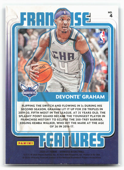 2020-21 Donruss #4 Devonte' Graham Franchise Features