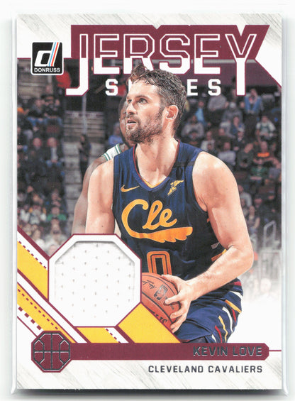 2020-21 Donruss #JS-KLV Kevin Love Jersey Series
