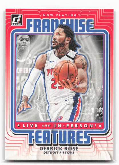 2020-21 Donruss #9 Derrick Rose Franchise Features