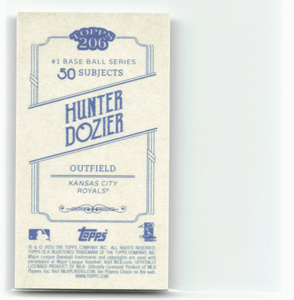 2020 Topps 206 #NNO Hunter Dozier 28455