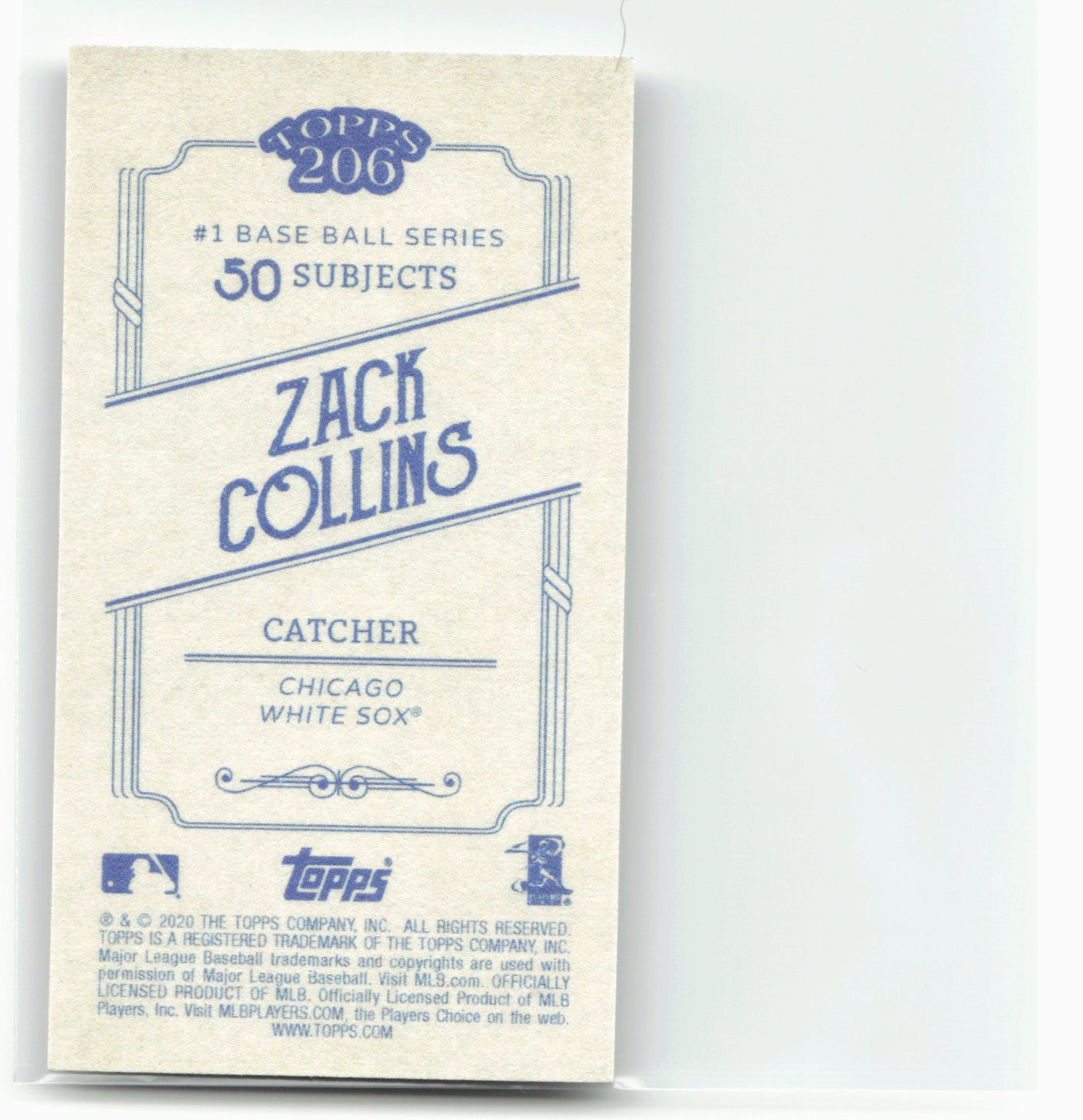 2020 Topps 206 #NNO Zack Collins