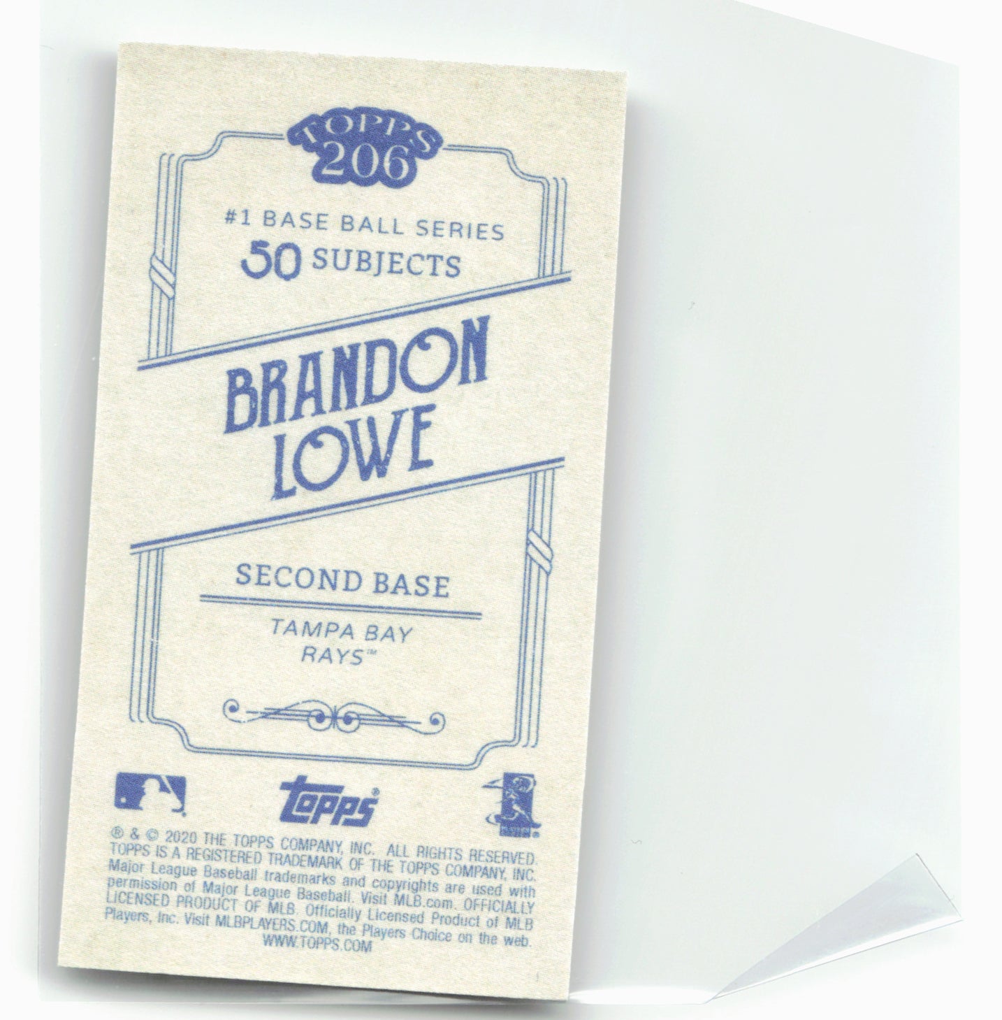 2020 Topps 206 #NNO Brandon Lowe
