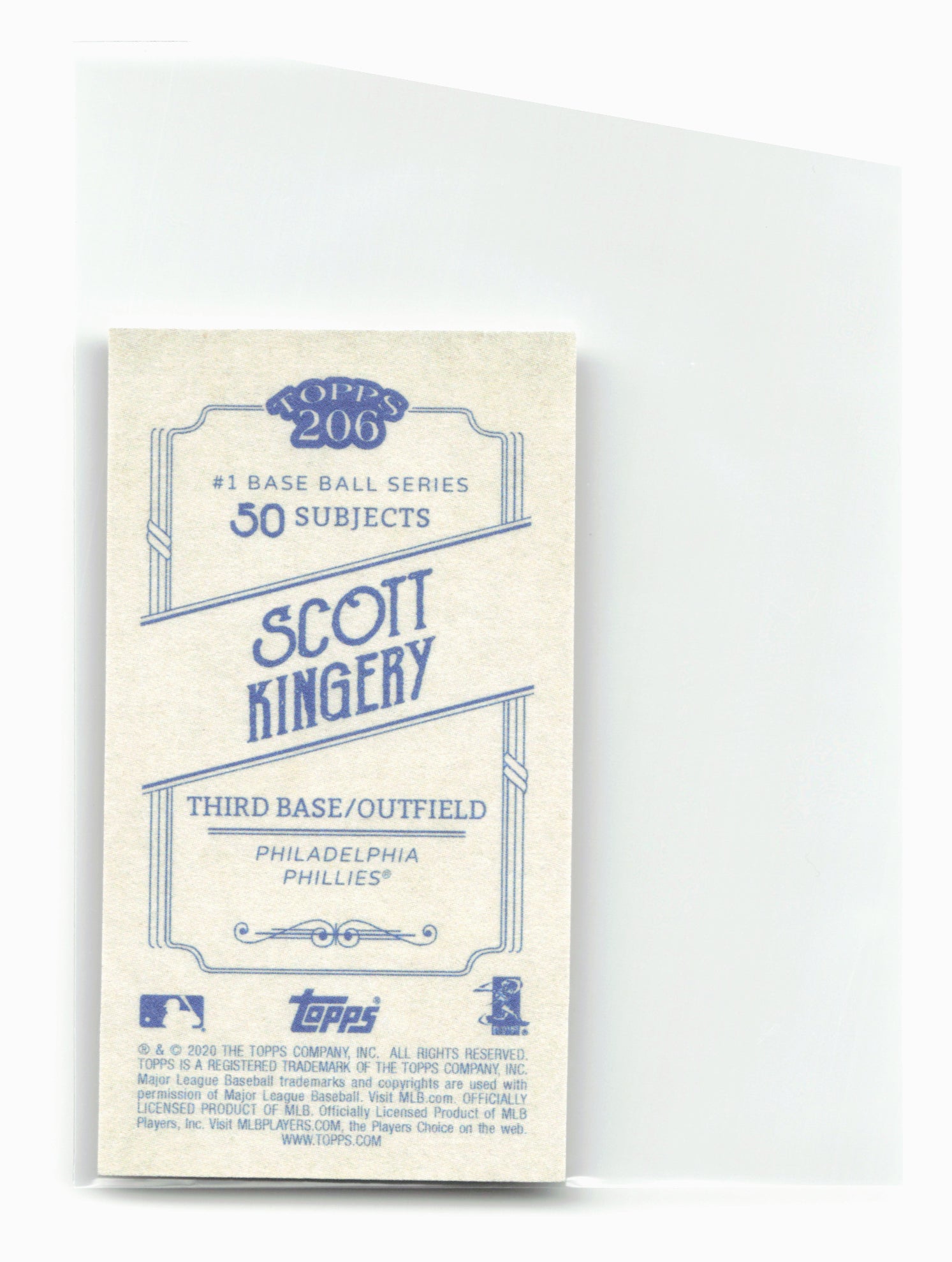 2020 Topps 206 #NNO Scott Kingery 28486