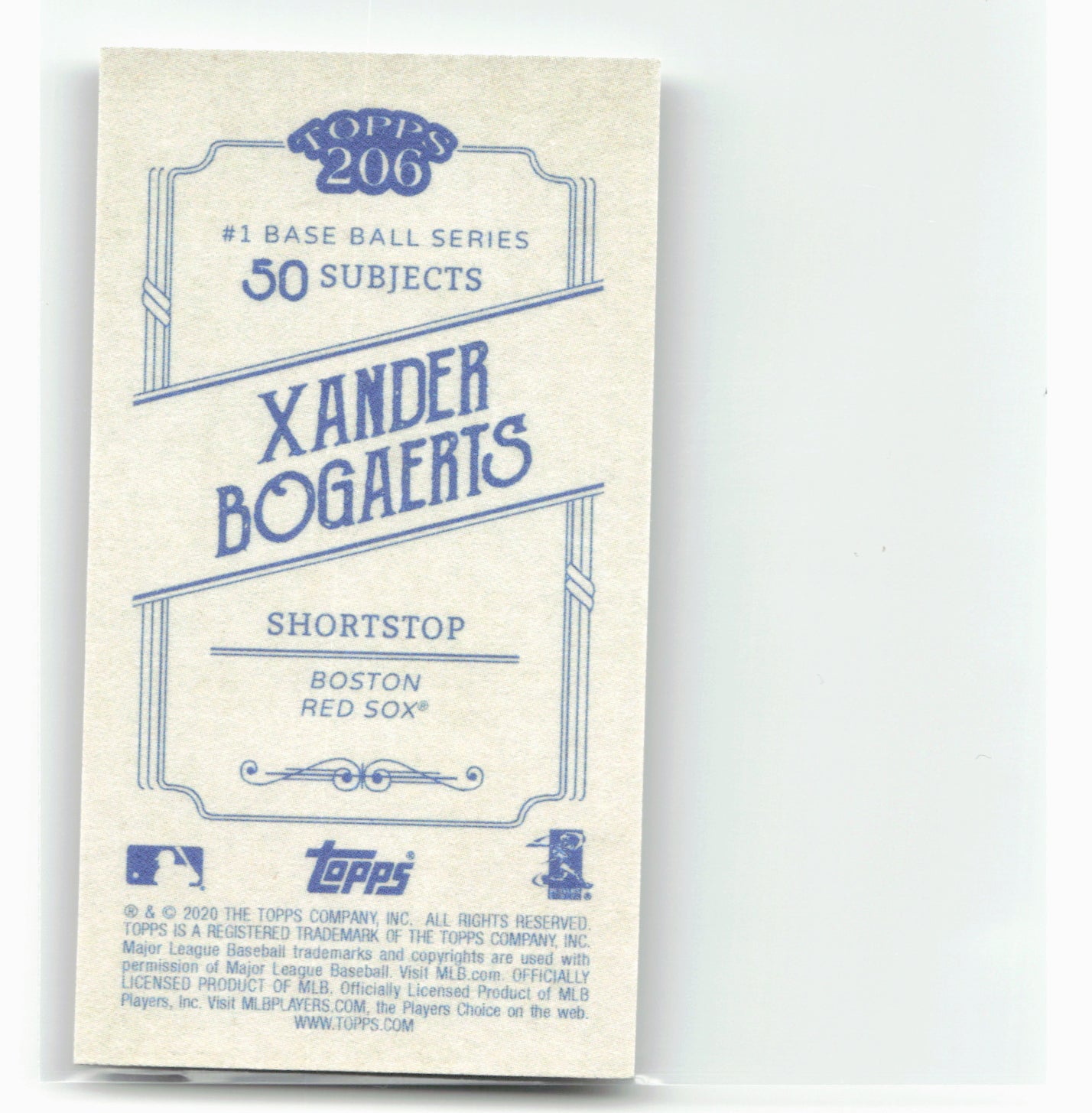 2020 Topps 206 #NNO Xander Bogaerts