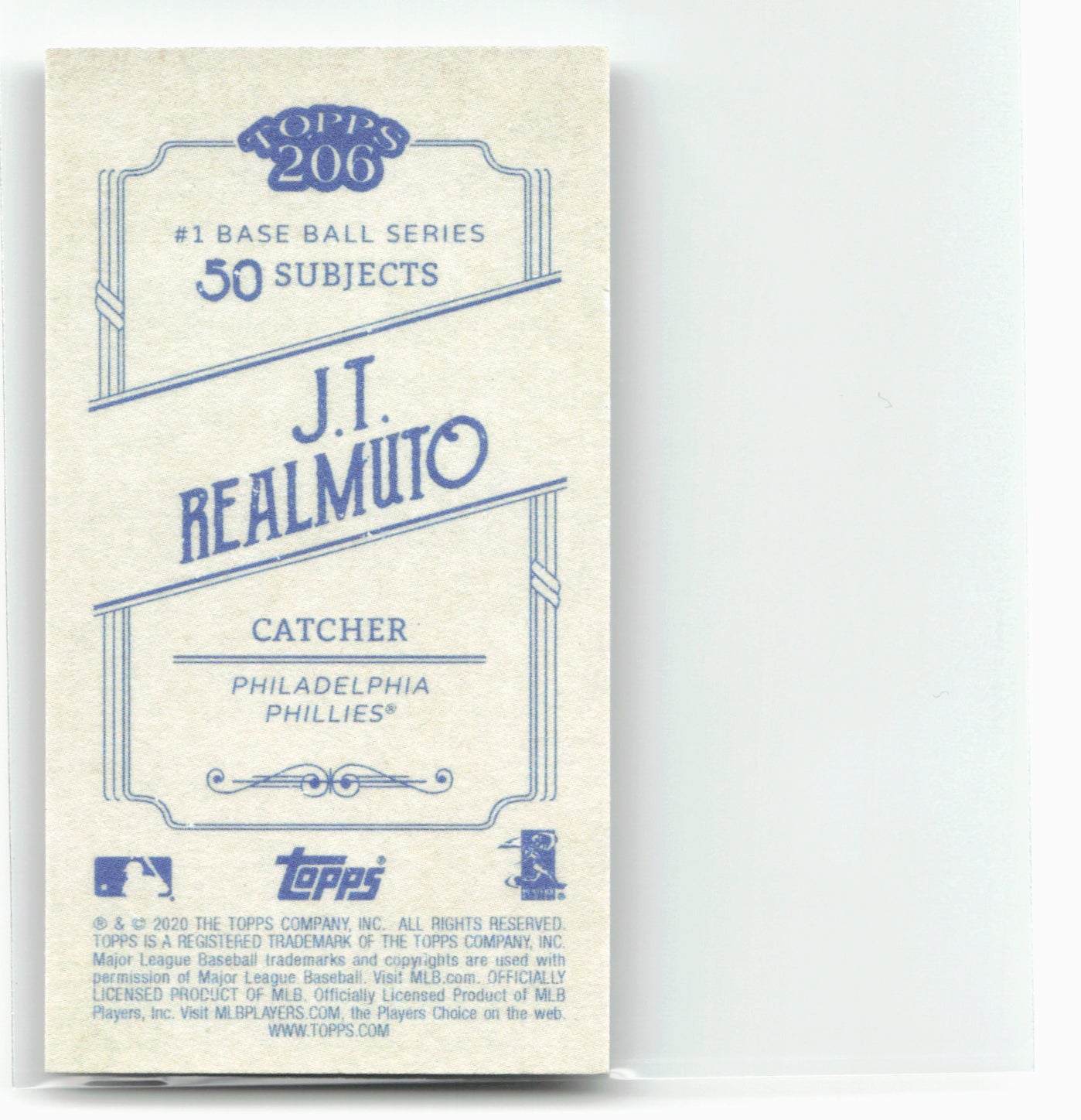 2020 Topps 206 #NNO J.T. Realmuto