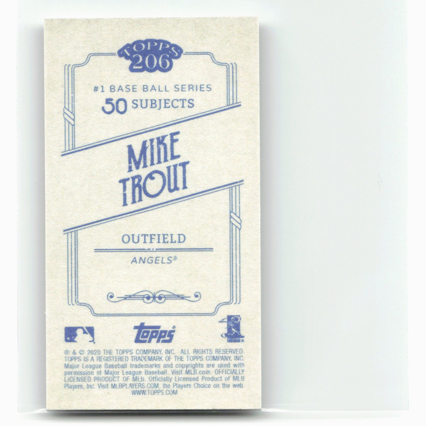 2020 Topps 206 #NNO Mike Trout