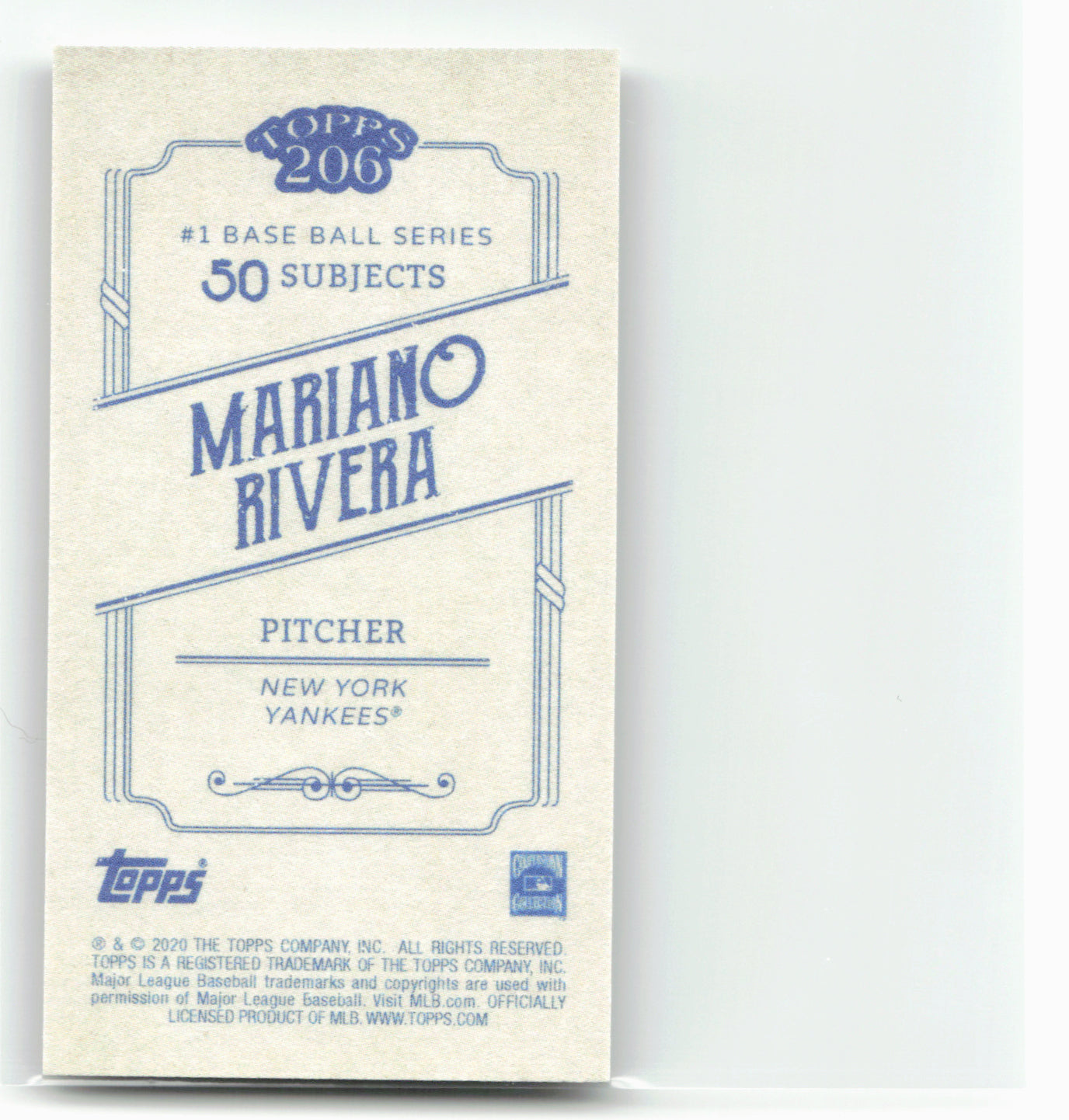 2020 Topps 206 #NNO Mariano Rivera