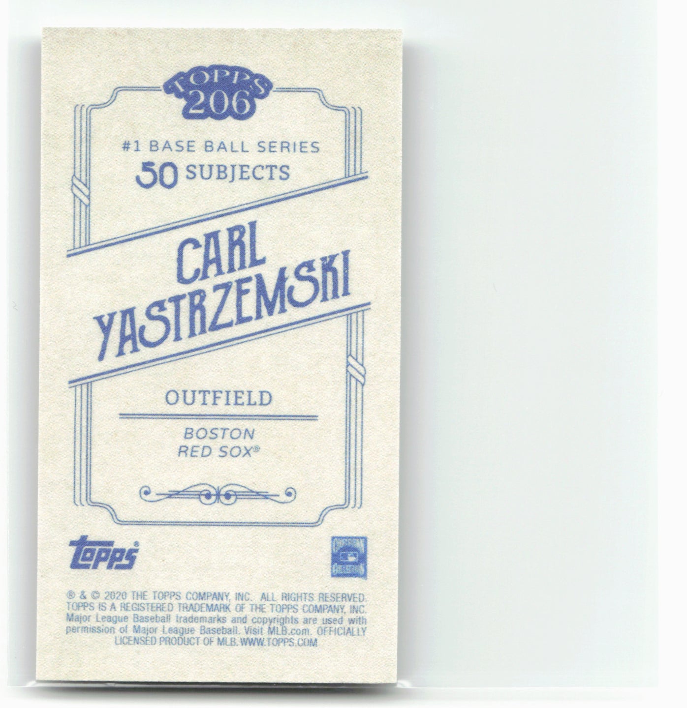 2020 Topps 206 #NNO Carl Yastrzemski 28517