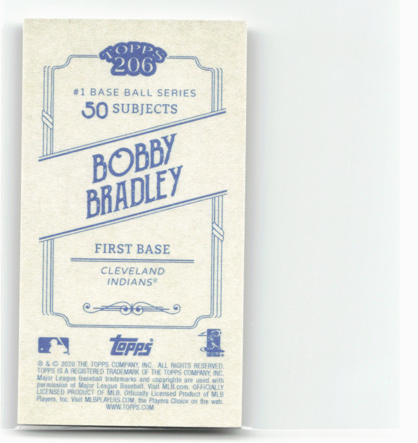 2020 Topps 206 #NNO Bobby Bradley 28520