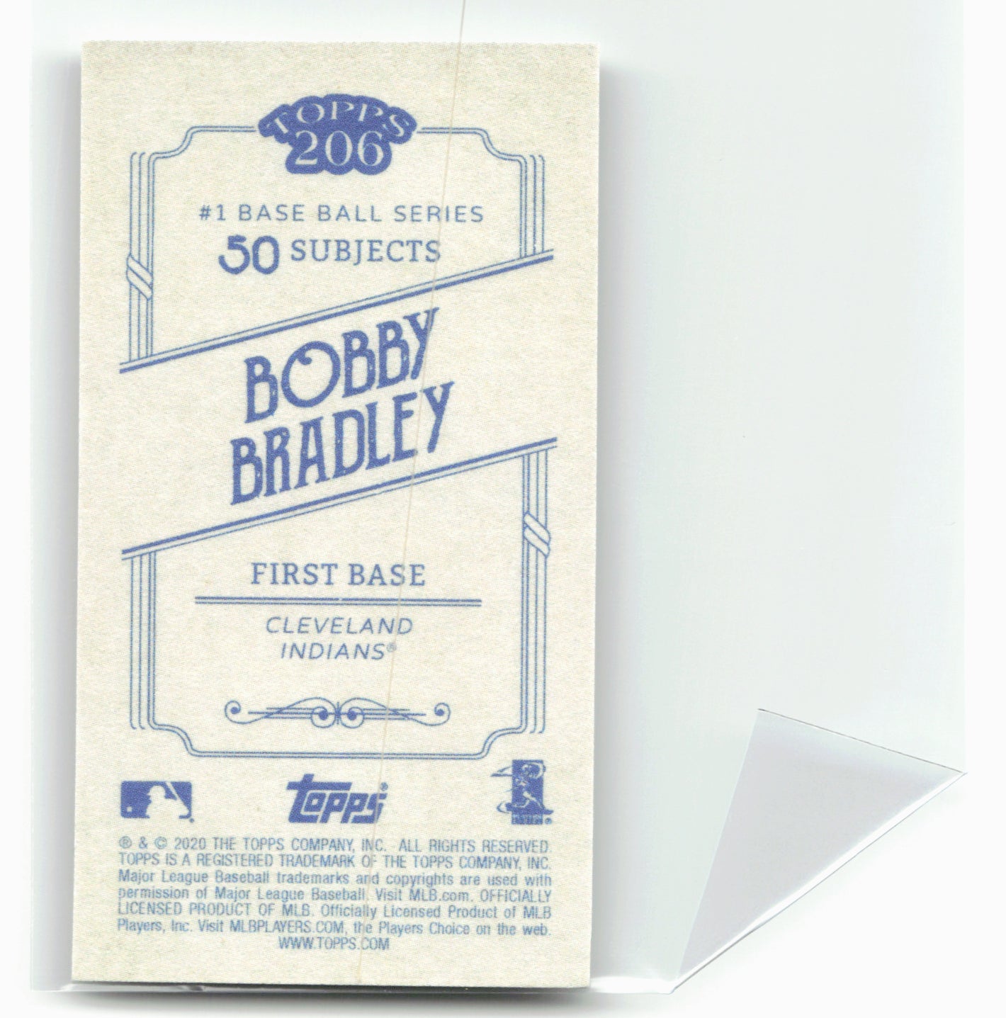 2020 Topps 206 #NNO Bobby Bradley 28521