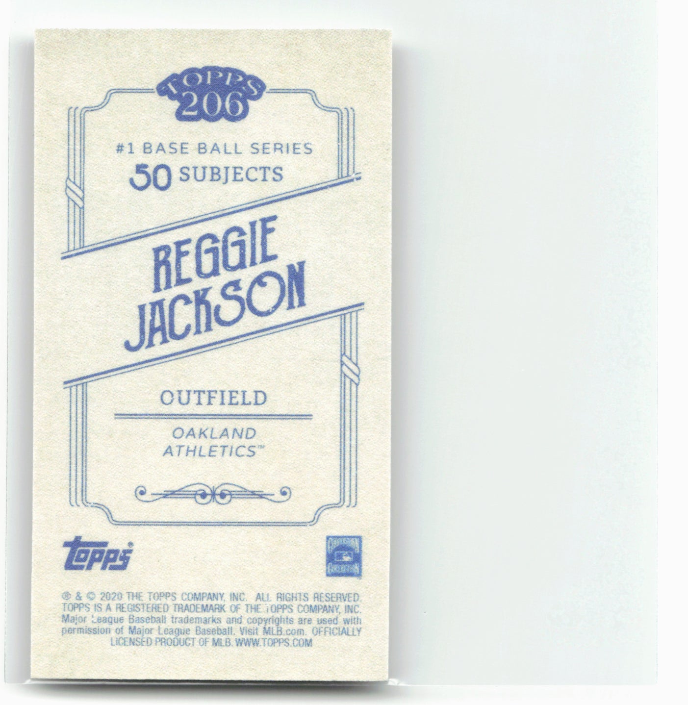 2020 Topps 206 #NNO Reggie Jackson
